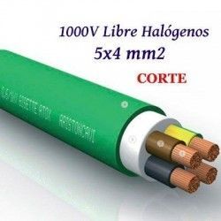 MANGUERA RZ1-K 5X4 MM2 LIBRE HALOGENOS 1000V