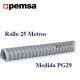 ROLLO 25MTS TUBO HELICOIDAL ECOFLEX METRICA PG-29 PEMSA THAPG29