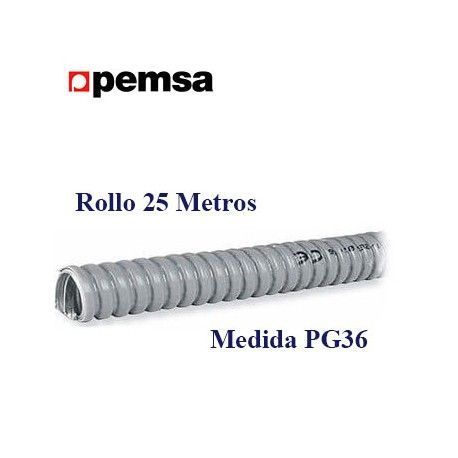 ROLLO 50MTS TUBO HELICOIDAL ECOFLEX METRICA PG-9 PEMSA EPG9