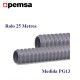 TUBO HELICOIDAL DE PVC METRICA PG-13 ROLLO 25 METROS PEMSA THPPG13