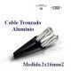 CABLE TRENZADO DE ALUMINIO 2x16MM 1000V - PRECIO POR METROS