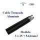 CABLE TRENZADO DE ALUMINIO 3x25+54,6MM 1000V - PRECIO POR METROS