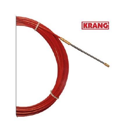 GUIA PASAHILOS 10 MTS ACERO 4MM CABEZAL FLEXIBLE K22115 KRANG