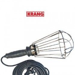 LAMPARA PORTATIL 5 MTS. DE CABLE METALICA 200W SIN INTERRUPTOR K22001 KRANG