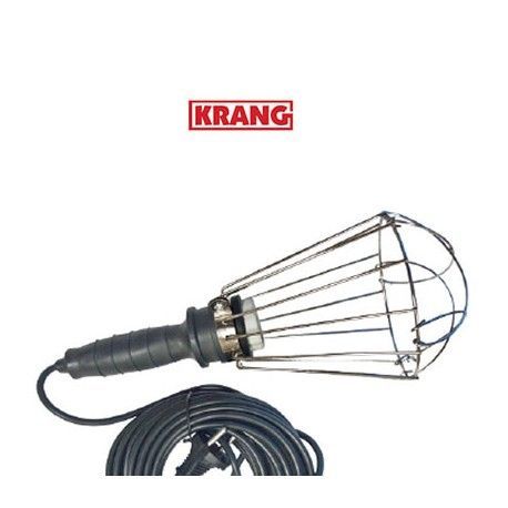 LAMPARA PORTATIL 5 MTS. DE CABLE METALICA 200W SIN INTERRUPTOR K22001 KRANG