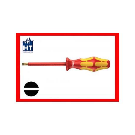 DESTORNILLADOR PUNTA PLANA 5,5X125MM AISLADO 1000V HT 006120