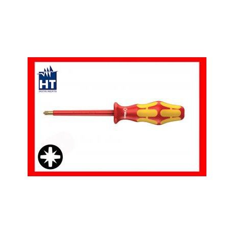 DESTORNILLADOR PUNTA POZIDRIV PZ1X80MM AISLADO 1000V HT 006162