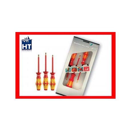 KIT 3 DESTORNILLADORES LASERTIP CON AISLAMIENTO 1000V HT 320340