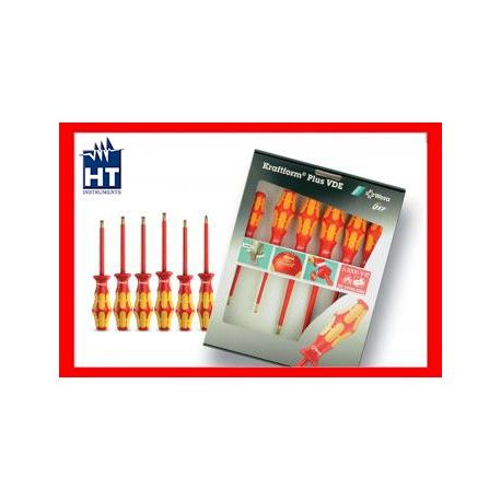 KIT 6 DESTORNILLADORES LASERTIP CON AISLAMIENTO 1000V HT 006000