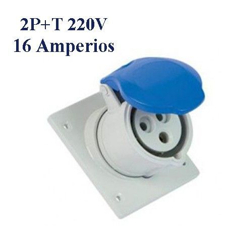 BASE DE SUPERFICIE CETAC 2P+T 16A IP44 220V