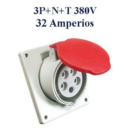 BASE DE SUPERFICIE CETAC 3P+N+T 32A IP44 380V