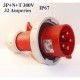 CLAVIJA AEREA CETAC 3P+N+T 32A IP44 380V