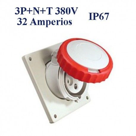 BASE DE SUPERFICIE CETAC 3P+N+T 32A IP44 380V