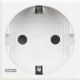 BASE DE ENCHUFE BLANCA 16A 2P+T BTICINO AXOLUTE HD4141