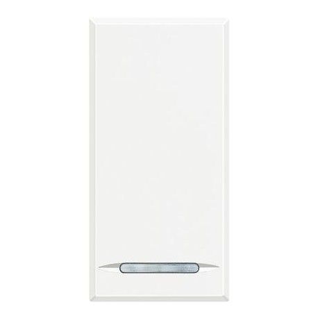 PULSADOR BLANCO ESTRECHO BASCULANTE BTICINO AXOLUTE HD4055A