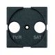 TAPA ANTRACITA PARA TOMA DE TELEVISION BTICINO AXOLUTE HS4212