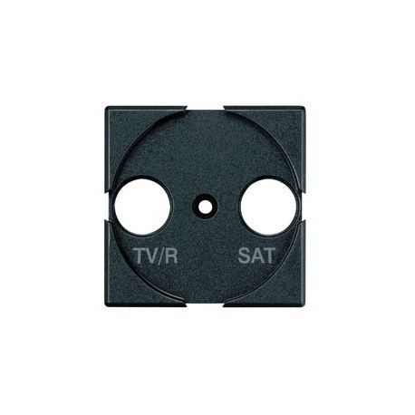 TAPA ANTRACITA PARA TOMA DE TELEVISION BTICINO AXOLUTE HS4212
