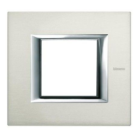 MARCO 1 ELEMENTO ALUMINIO PULIDO BTICINO AXOLUTE HA4802XC