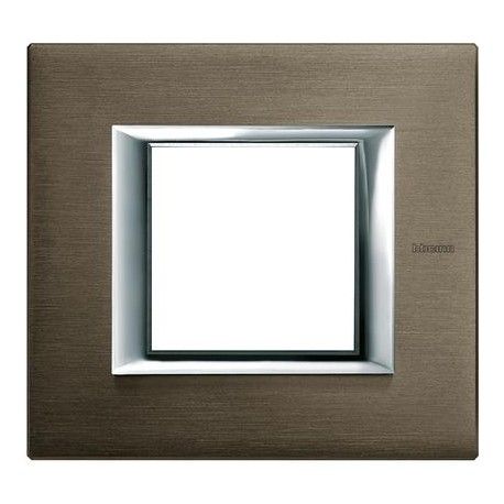 MARCO 1 ELEMENTO BRONCE BTICINO AXOLUTE HA4802BR