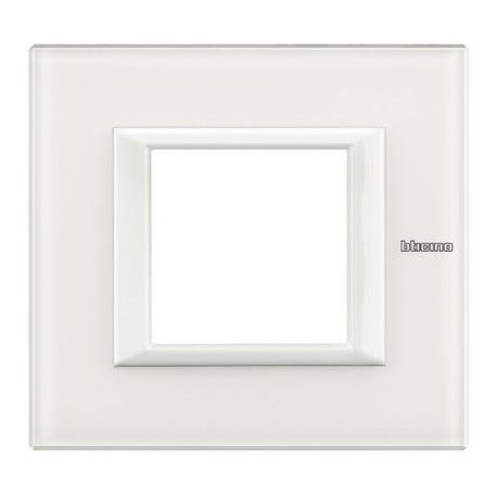 MARCO 1 ELEMENTO CRISTAL BLANCO BTICINO AXOLUTE HA4802VBB