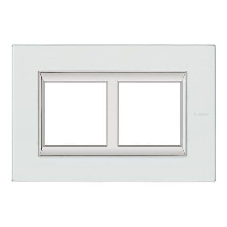 MARCO 2 ELEMENTOS CRISTAL BTICINO AXOLUTE HA4802M2HVKA