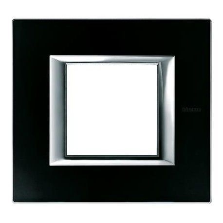 MARCO 1 ELEMENTO CRISTAL NEGRO BTICINO AXOLUTE HA4802VNN