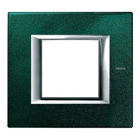 MARCO 1 ELEMENTO VERDE BTICINO AXOLUTE HA4802VS