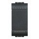 CONMUTADOR ESTRECHO ANTRACITA BASCULANTE ILUMINABLE BTICINO LIVINGLIGHT L4003A
