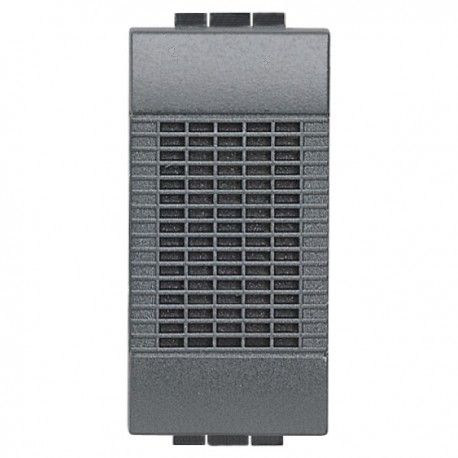 ZUMBADOR ESTRECHO ANTRACITA BTICINO LIVINGLIGHT L4356-230