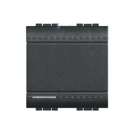 INTERRUPTOR ANTRACITA BASCULANTE ILUMINABLE BTICINO LIVINGLIGHT L4001M2A