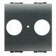 TAPA TV/RADIO SAT ANTRACITA BTICINO LIVINGLIGHT L4212