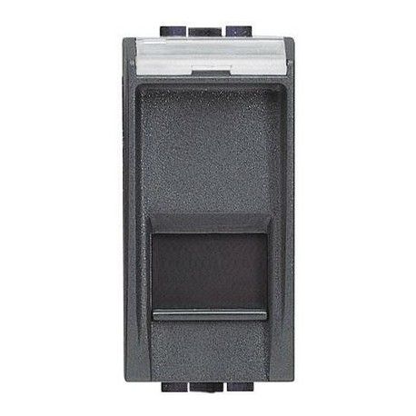 TOMA INFORMATICA RJ45 ESTRECHA ANTRACITA BTICINO LIVINGLIGHT L4279C6A