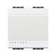PULSADOR BLANCO BASCULANTE ILUMINABLE BTICINO LIVINGLIGHT N4005M2A