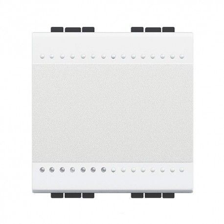 PULSADOR BLANCO BASCULANTE ILUMINABLE BTICINO LIVINGLIGHT N4005M2A