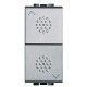 PULSADOR DOBLE ESTRECHO DE PERSINA TECH BTICINO LIVINGLIGHT NT4037