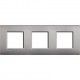 MARCO 3 ELEMENTOS NIQUEL MATE BTICINO LIVINGLIGHT AIR LNE4802M3NK