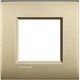 MARCO 1 ELEMENTO ORO MATE BTICINO LIVINGLIGHT AIR LNE4802OF