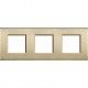 MARCO 3 ELEMENTOS ORO MATE BTICINO LIVINGLIGHT AIR LNE4802M3OF
