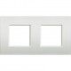 MARCO 2 ELEMENTOS PERLA BTICINO LIVINGLIGHT AIR LNE4802M2PR