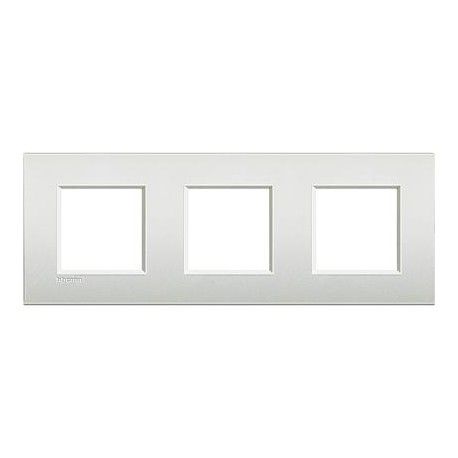 MARCO 3 ELEMENTOS PERLA BTICINO LIVINGLIGHT AIR LNE4802M3PR