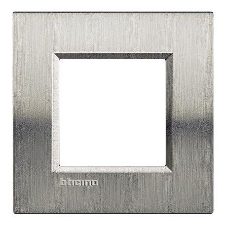 MARCO 1 ELEMENTO ACERO PULIDO BTICINO LIVINGLIGHT LNA4802ACS