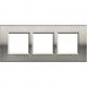 MARCO 3 ELEMENTOS ACERO PULIDO BTICINO LIVINGLIGHT LNA4802M3ACS
