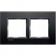 MARCO 2 ELEMENTOS ANTRACITA PULIDO BTICINO LIVINGLIGHT LNA4802M2AR