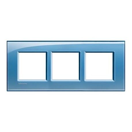 MARCO 3 ELEMENTOS AZUL BTICINO LIVINGLIGHT LNA4802M3AD
