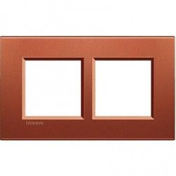 MARCO 2 ELEMENTOS LADRILLO BTICINO LIVINGLIGHT LNA4802M2RK