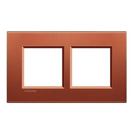 MARCO 2 ELEMENTOS LADRILLO BTICINO LIVINGLIGHT LNA4802M2RK