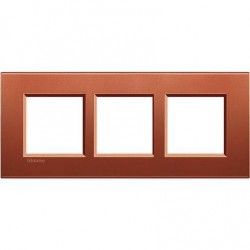 MARCO 3 ELEMENTOS LADRILLO BTICINO LIVINGLIGHT LNA4802M3RK