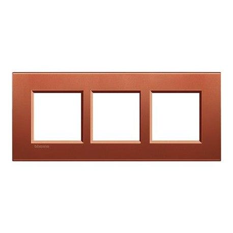 MARCO 3 ELEMENTOS LADRILLO BTICINO LIVINGLIGHT LNA4802M3RK