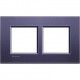 MARCO 2 ELEMENTOS LILA BTICINO LIVINGLIGHT LNA4802M2CB
