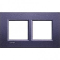 MARCO 2 ELEMENTOS LILA BTICINO LIVINGLIGHT LNA4802M2CB